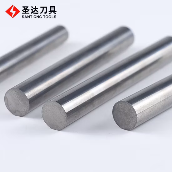 Raw Material Solid Cemented Tungsten Carbide Rods Customized Acceptable
