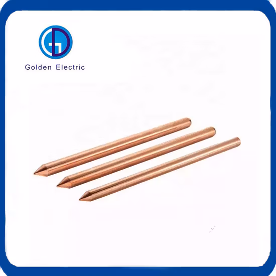 최고 품질의 구리 클래드 강철 접지 막대 17.2mm 18mm 지구용 전기 접지 접지 막대