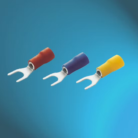 UL이 포함된 전기 절연 스페이드 포크 압착 단자