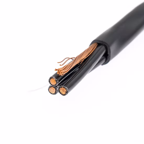 접지 Vntc 지하 전기 트레이 케이블이 있는 UL1277 600V 4/0 AWG 3 도체
