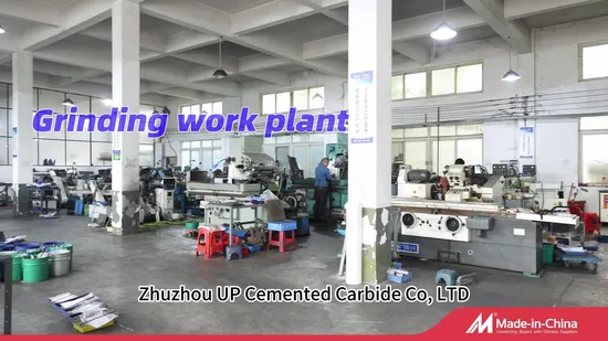 Yg15/P40 15% Co Od25*ID2.0*330mm 고강도 구멍 막대 지상 텅스텐 탄화물 막대